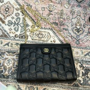 Black Leather Crossbody